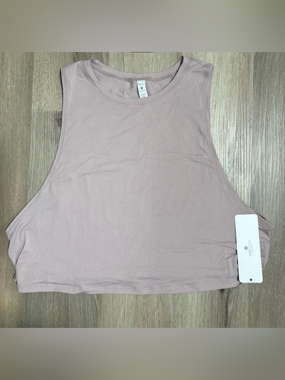 Women’s Sleeveless Cropped Tank Top - Blush